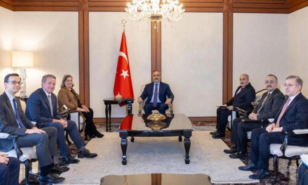 "Τρέχει" ο Στρατηγικός Μηχανισμός ΗΠΑ - Τουρκίας - Συνάντηση Νούλαντ με Φιντάν στην Άγκυρα με φόντο Σουηδία και F-16